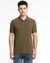 Green Polo shirt with logo print
