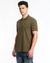 Green Polo shirt with logo print