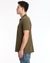 Green Polo shirt with logo print