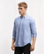 SATIN L/S CONCEALED SHIRT