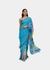 Blue The Blue Chiffon Printed Light Saree