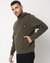 La Martina Men's Cotton Sweatshirt With Hoodie & Open Front