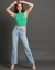4 YURI BOOTCUT FADED JEANS