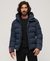 HOODED MICROFIBRE SPORTS PUFFER JACKET