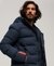 HOODED MICROFIBRE SPORTS PUFFER JACKET