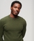 TEXTURED CREW KNIT JUMPER