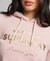LUXE METALLIC LOGO HOODIE
