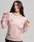LUXE METALLIC LOGO HOODIE
