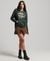LUXE METALLIC LOGO HOODIE