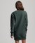 LUXE METALLIC LOGO JERSY DRESS