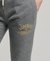 LUXE METALLIC LOGO SLIM JOGGERS