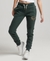 LUXE METALLIC LOGO SLIM JOGGERS