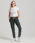 LUXE METALLIC LOGO SLIM JOGGERS