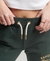 LUXE METALLIC LOGO SLIM JOGGERS