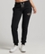 LUXE METALLIC LOGO SLIM JOGGERS