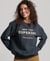 LUXE METALLIC LOGO SWEATSHIRT