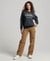 LUXE METALLIC LOGO SWEATSHIRT