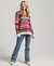 MIX PATTERN KNIT JUMPER