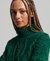 CABLE KNIT POLO NECK JUMPER