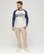 ATHLETIC VINTAGE LOGO RAGLAN LONG SLEEVE TOP