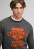 ATHLETIC FELT APPLIQUE RELAXED CREW