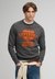 ATHLETIC FELT APPLIQUE RELAXED CREW