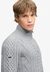 JACOB CABLE HALF ZIP KNIT