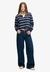 ATHLETIC ESSENTIAL CROPPED STRIPE RUGBY