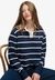 ATHLETIC ESSENTIAL CROPPED STRIPE RUGBY