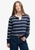 ATHLETIC ESSENTIAL CROPPED STRIPE RUGBY