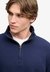 GARMENT DYE RIB HALF ZIP