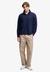 GARMENT DYE RIB HALF ZIP