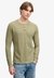 WAFFLE LONG SLEEVE HENLEY TOP