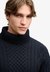 JACOB CABLE ROLL NECK JUMPER