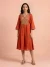 Orange Laila Festive Kurta