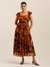 Black Floriane Long Dress