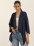 Navy Fashion Flair Shrug