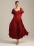 Burgundy Astrid Long Dress