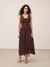 Brown Moselles Long Dress