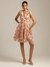 Red Multi Rome Short Dress