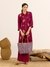 Purple Maya Solid  Kurta Set
