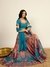 Teal Printed Lehenga