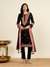 Black Reya Solid  Suit Set