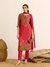 Crimson Red Jaslin Suit Set