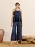 Blue Denim Flora Cord Set