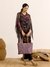 Black Palm Tree Kurta