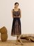 Black Unnati Midi Dress