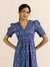 Blue Agastya Midi Dress