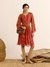Rust Arpana Short Dress