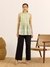 Sage Green Kishwar Festive Short Top